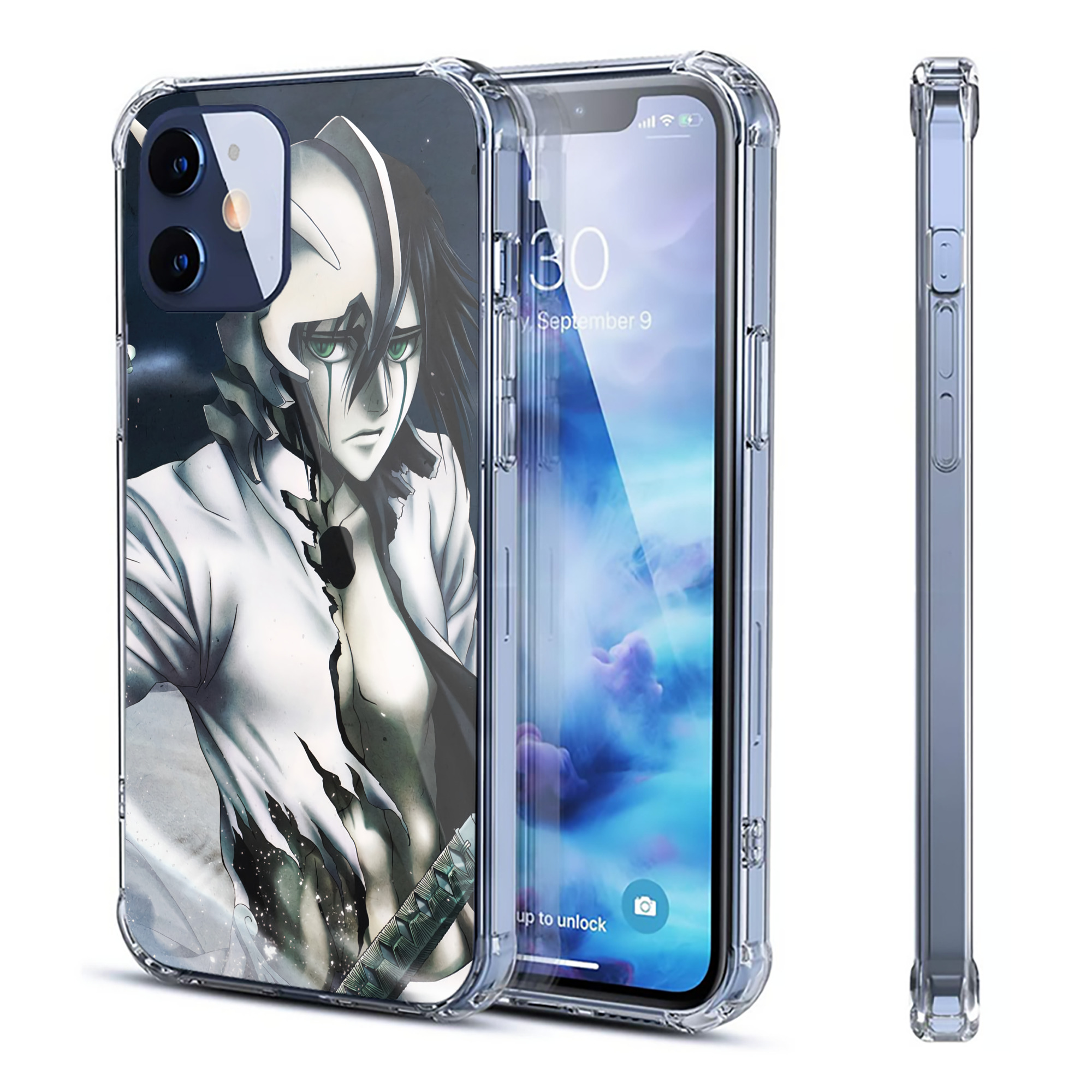 （画像用） ブリーチ BLEACH 【iPhone 12シリーズ対応】透明スマホケース（クリアソフトケース）